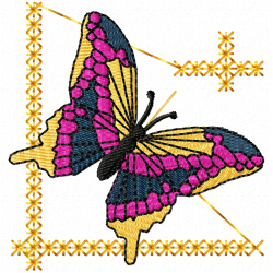 Butterfly Embroidery Design 8